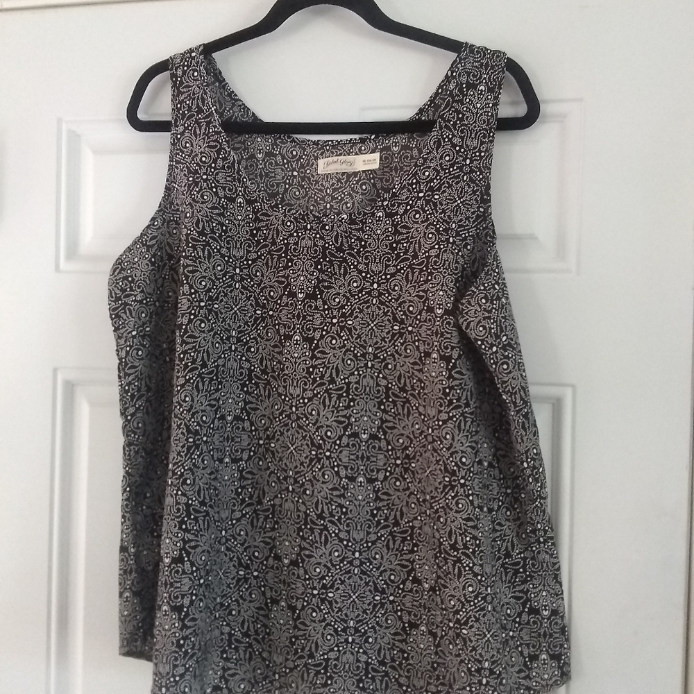 Faded Glory Sleeveless Light Women Top Sz XL (16-18)